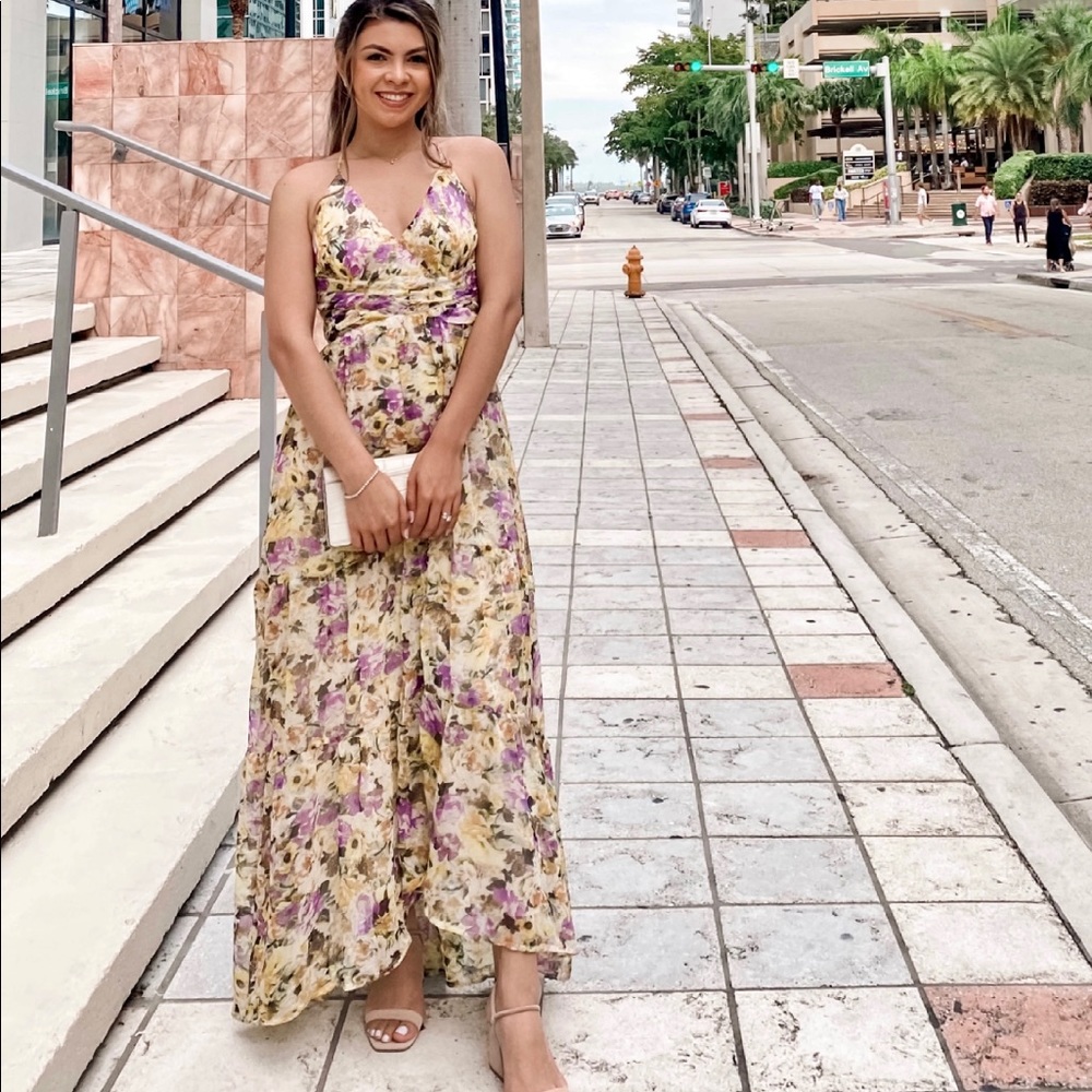 Astr Label Maxi dress